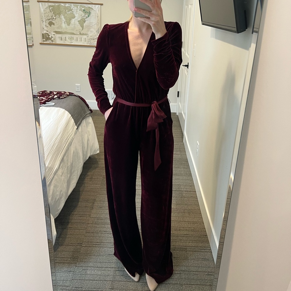 FabriK Velvet Jumpsuit